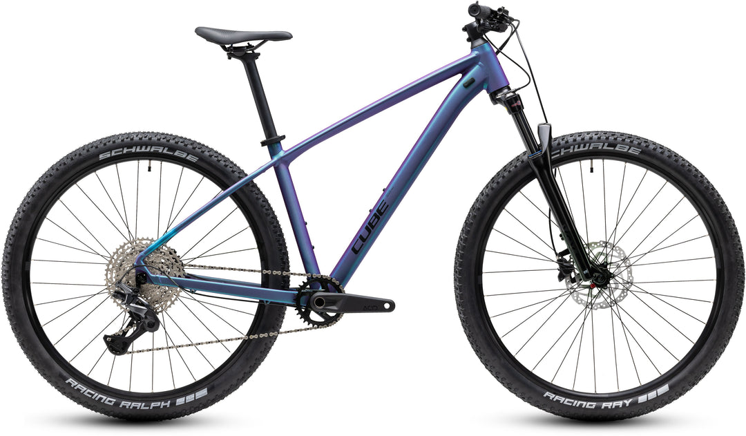 HORSKÉ KOLO CUBE AIM SLT mysticpurple´n´black 2027